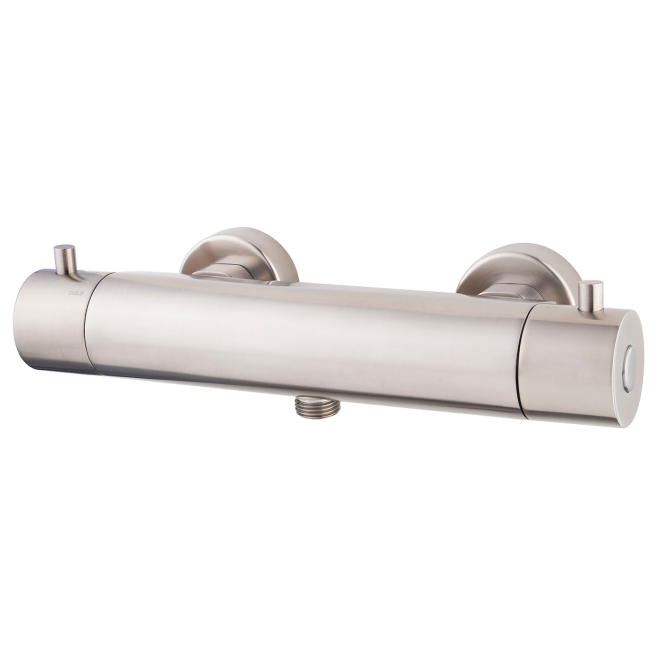Wiesbaden Caral Cool Touch Thermostatische Douchemengkraan Geborsteld Staal